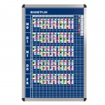 Klassen-Plantafel,  8 Stunden Mo-Fr, für 15 Klassen, 103x77 cm, 
